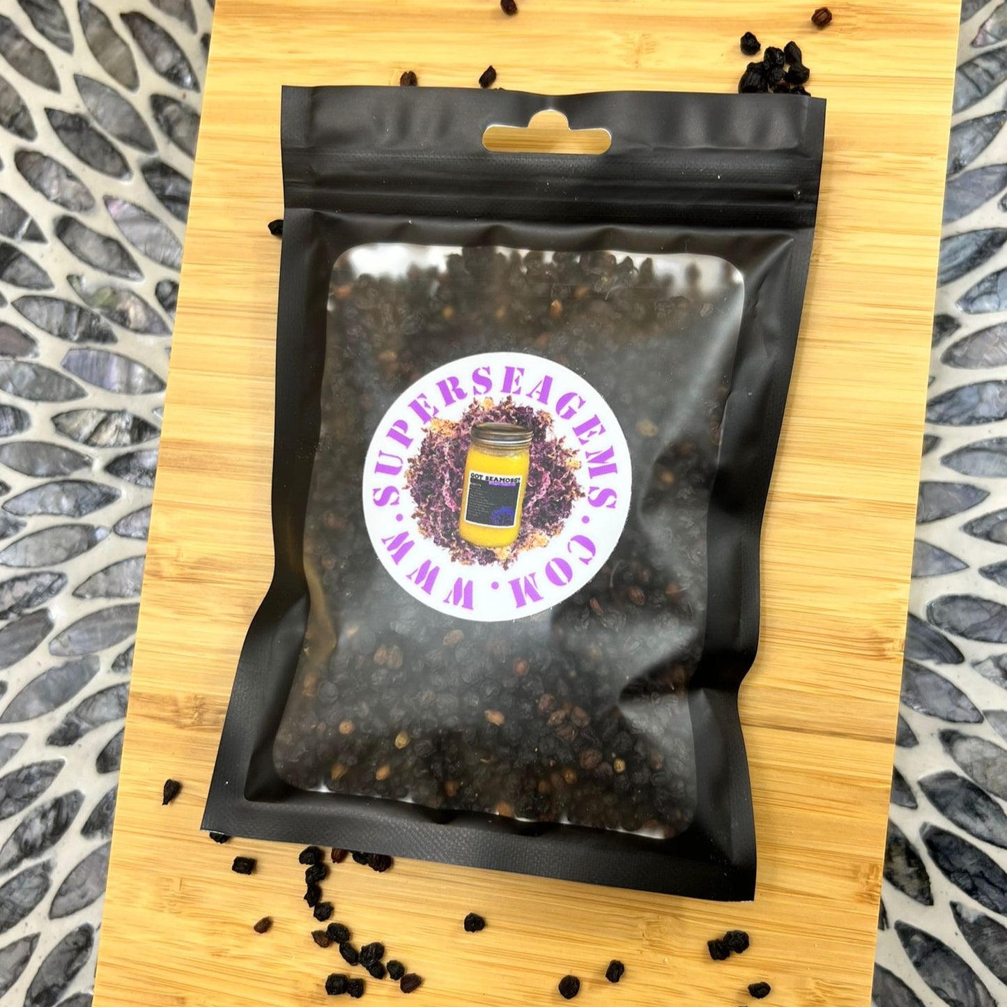 2 oz Organic Dried Elderberry