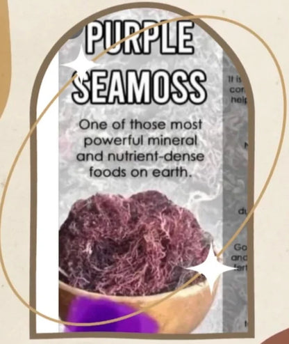 1 Pound Purple Wildcrafted Seamoss