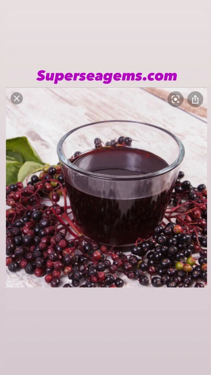 Dried Organic Elderberry 2 oz