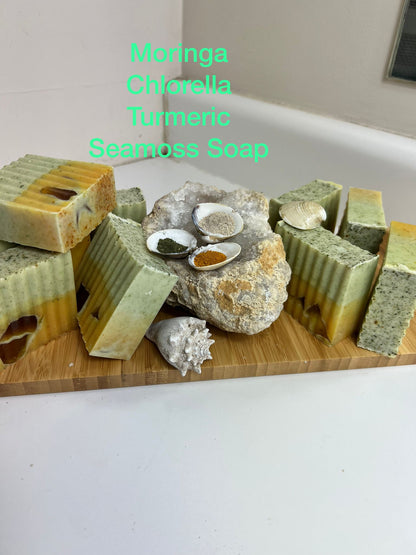 Turmeric Moringa Chlorella Seamoss Soap